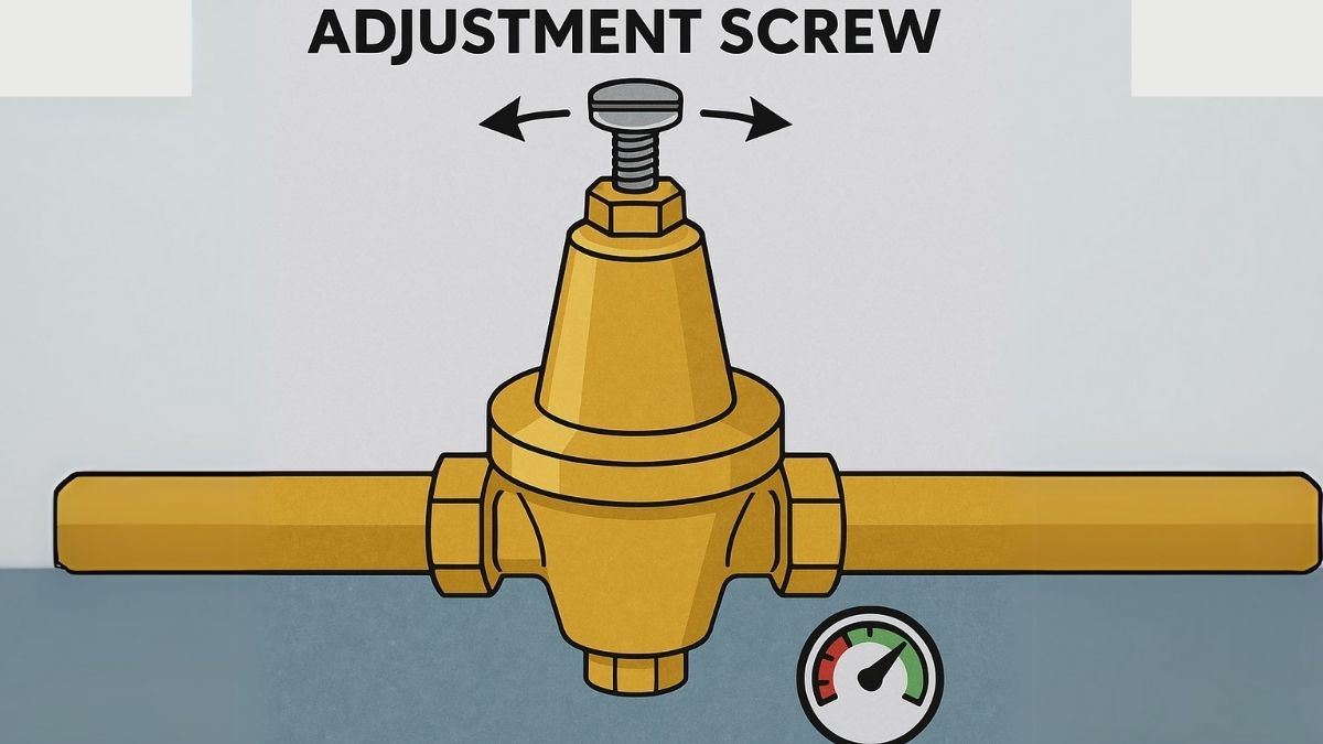 PRV adjustment screw