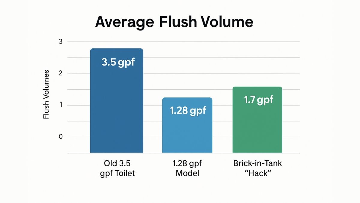 average flush volume