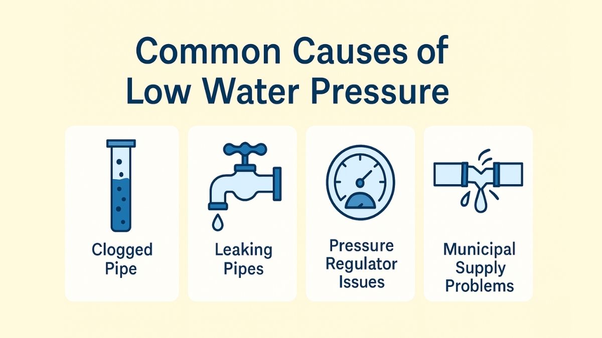 common causes of low water pressure