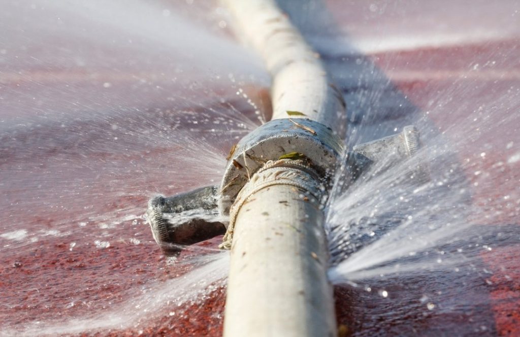 water leaking from hose - Plumbing checklist for new homeowners